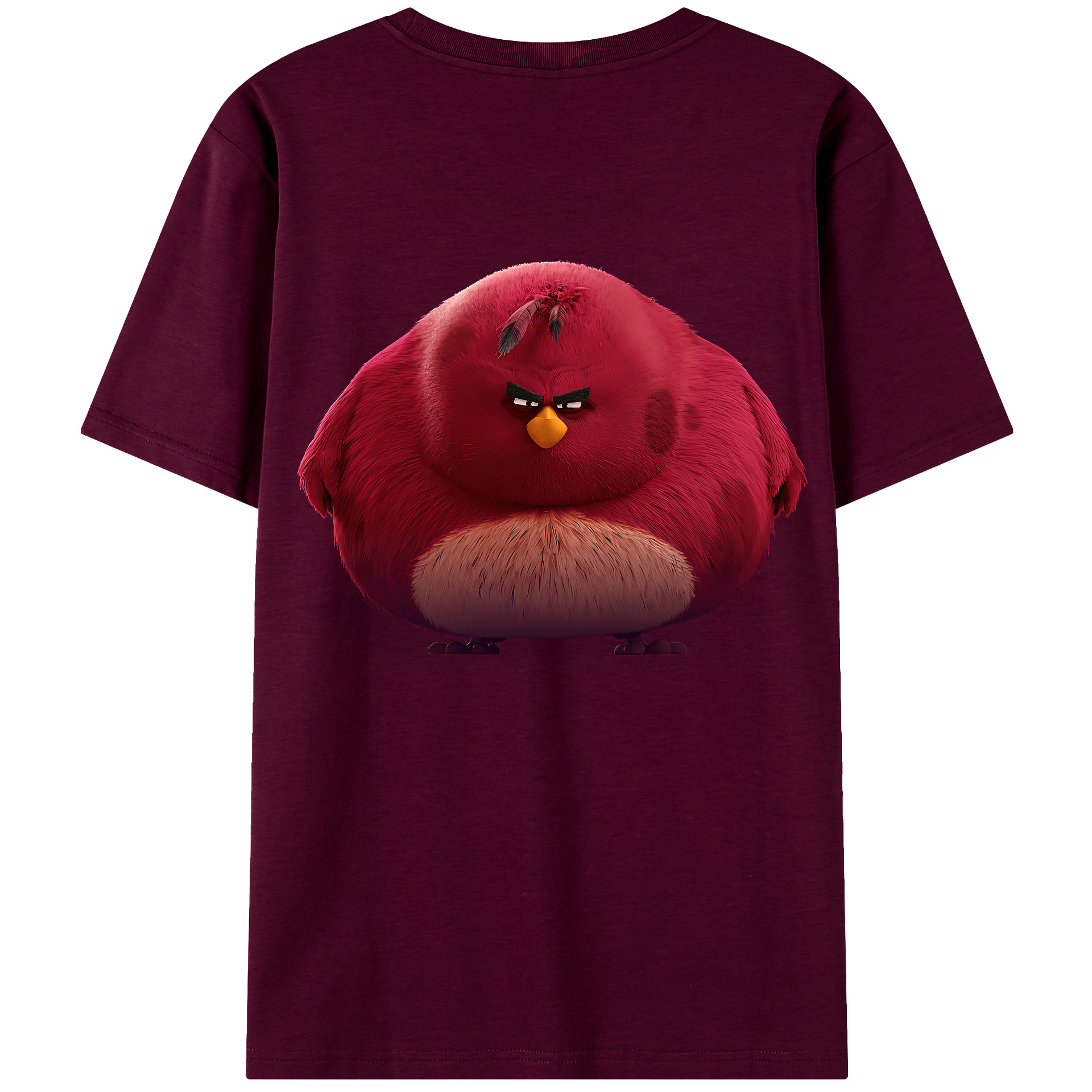 （画像用） Angry Birds アングリーバード レディース半袖Tシャツ(バックプリント)